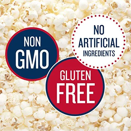 SkinnyPop White Cheddar Popcorn, Skinny Pack, 10 Packs (6 Bags per Pack), 0.65 oz Individual Snack Size Bags, Skinny Pop, Healthy Popcorn Snacks, Gluten Free