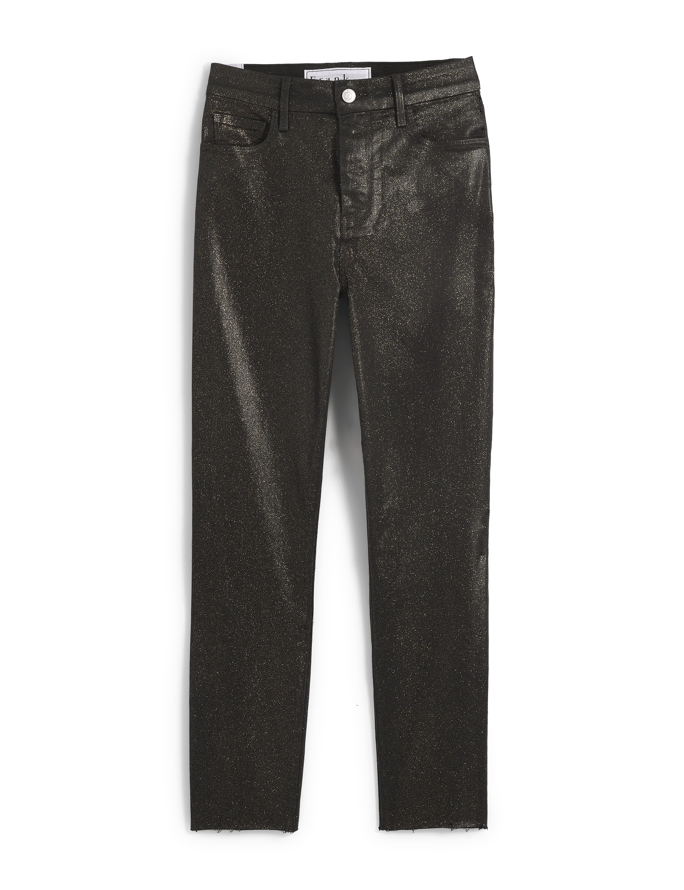 SLIGO Gold Glitter Wax, Italian Waxed Denim
