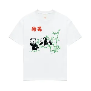Smile   Wave Bamboo Tee White