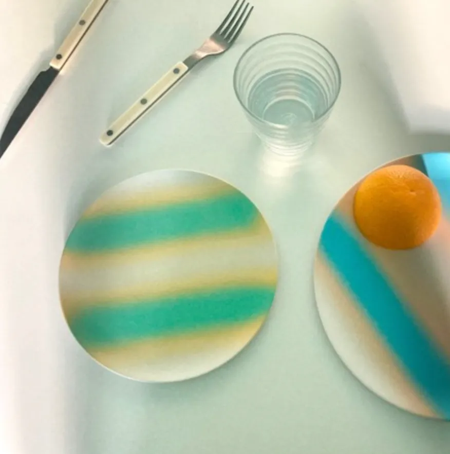 Soft Stripe Side Plate - Set of 4