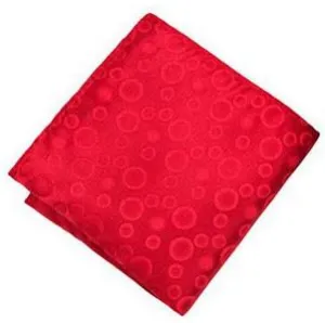 Sootz Clear Red Pocket Square