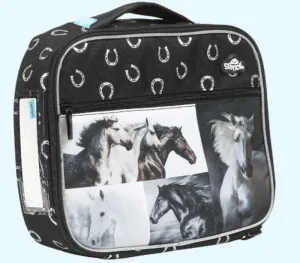 Spencil Big Lunchbox and Chill Pack Black and White Horses