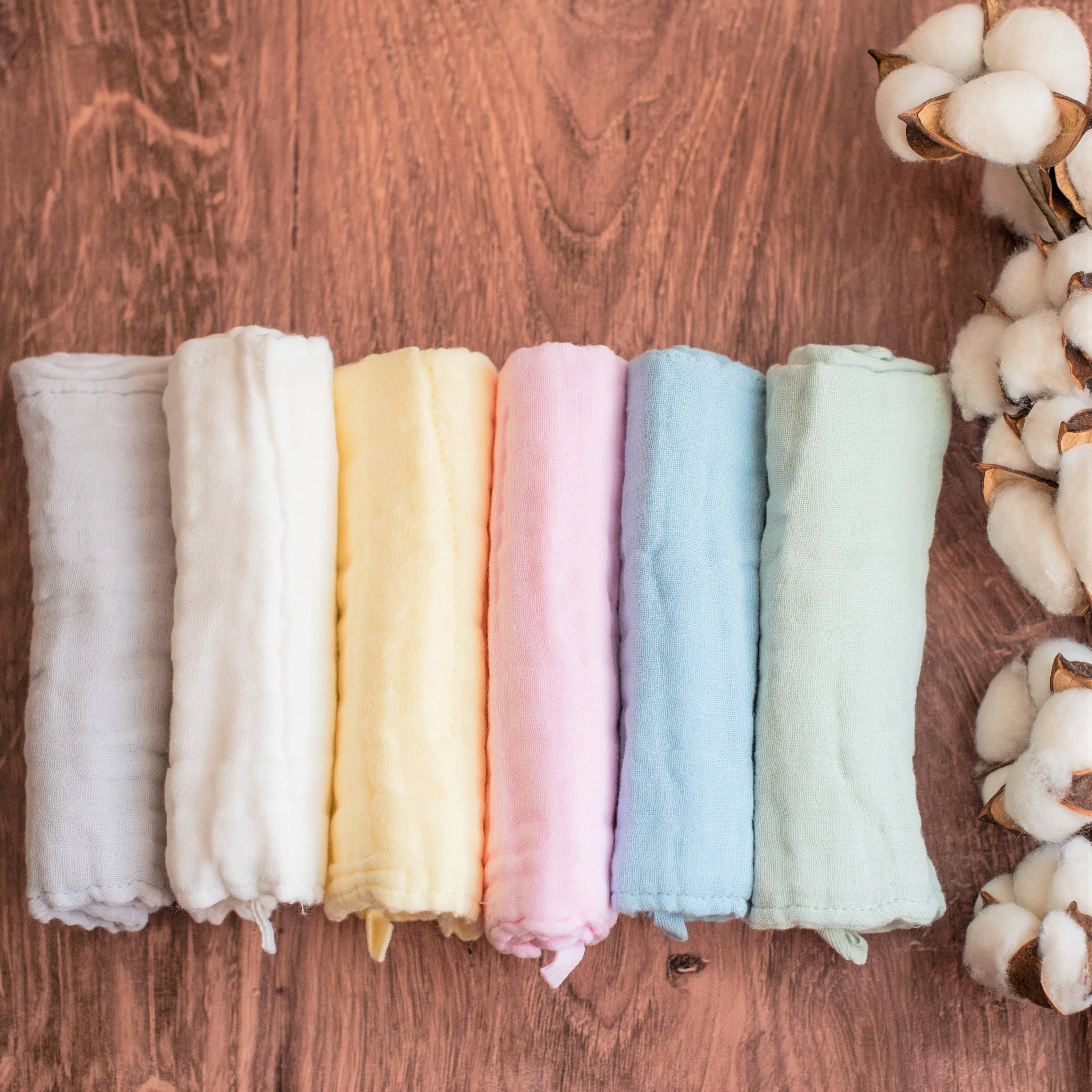 Splish Splash - Baby Toddler Washcloth 6 Pack: Multicolor