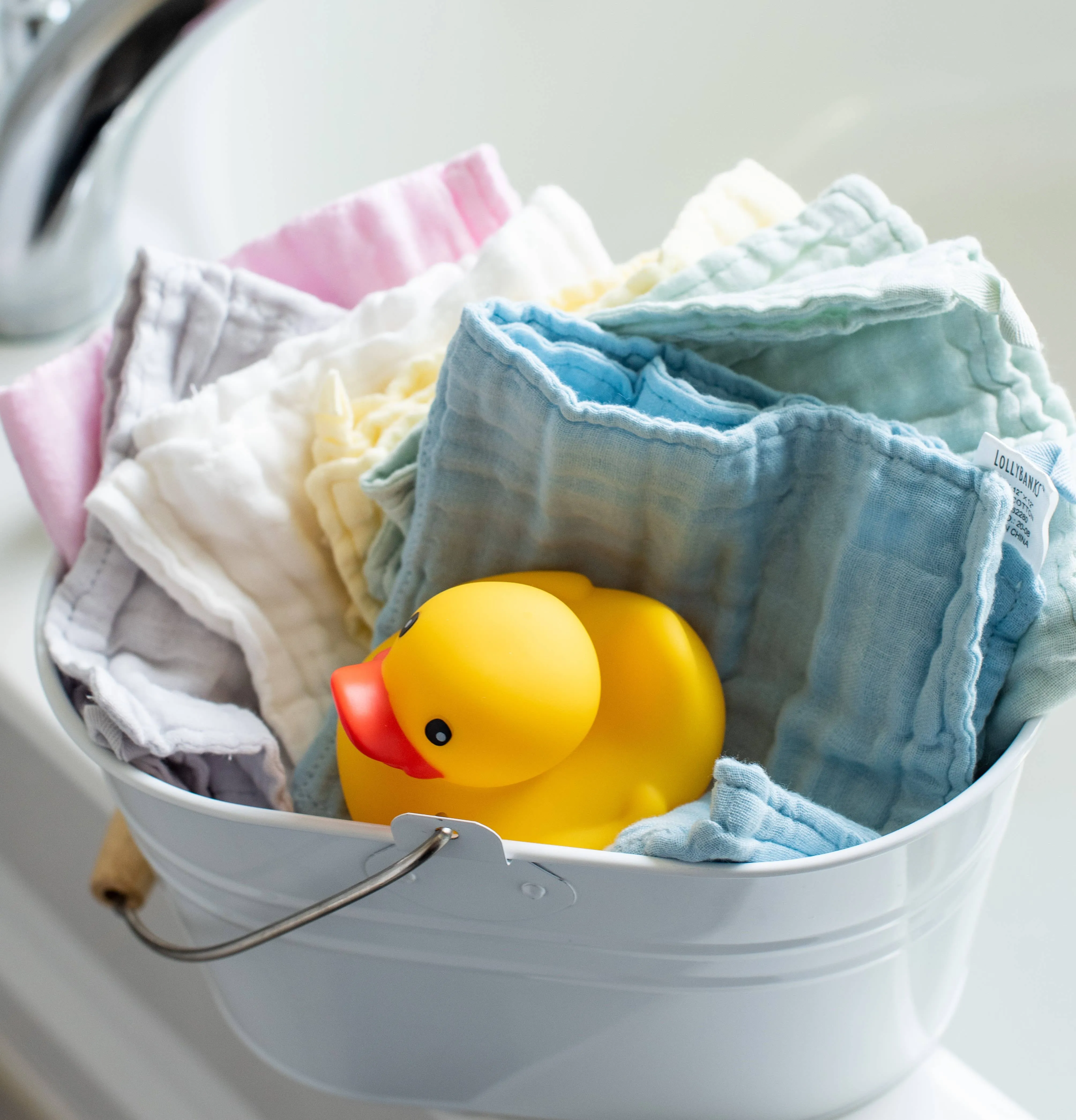 Splish Splash - Baby Toddler Washcloth 6 Pack: Multicolor
