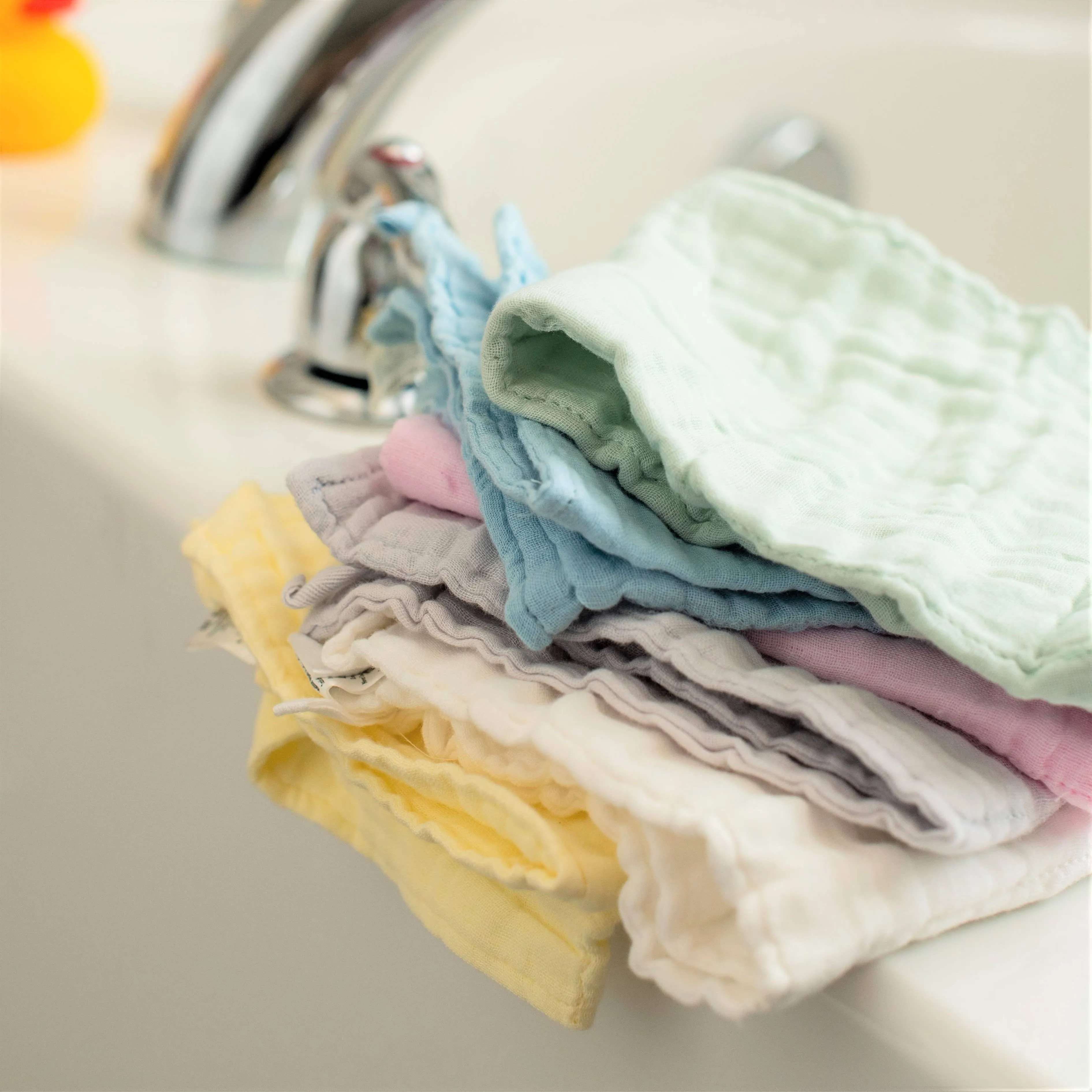 Splish Splash - Baby Toddler Washcloth 6 Pack: Multicolor