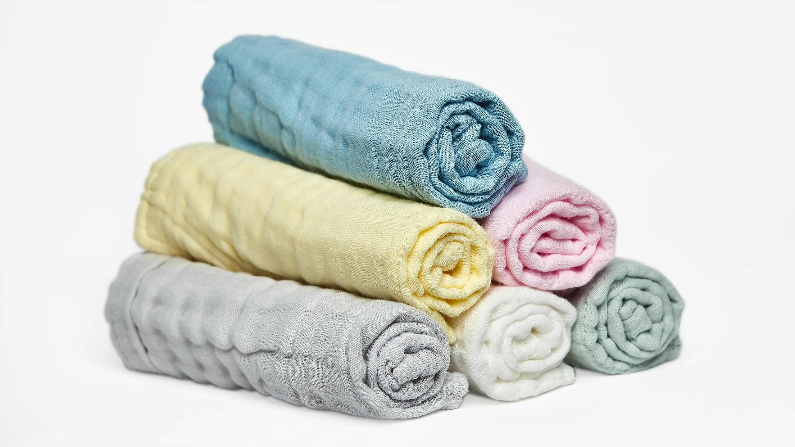 Splish Splash - Baby Toddler Washcloth 6 Pack: Multicolor