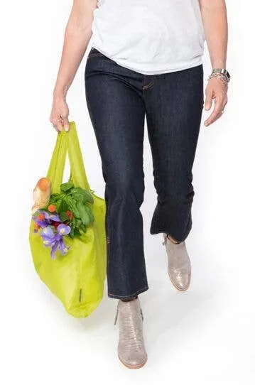 Spring Green Reusable Pocket Shopper / Solid