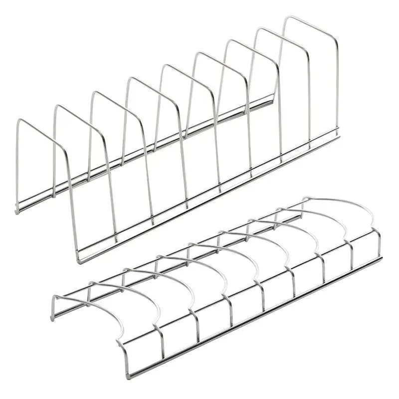Stainless Steel Dish and Pot Lid Organizer