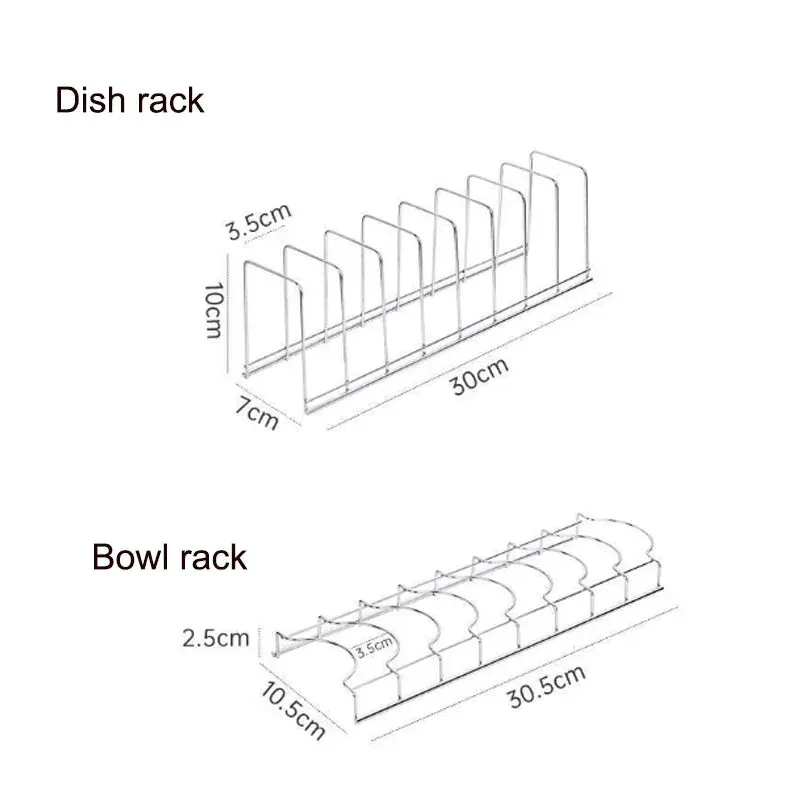 Stainless Steel Dish and Pot Lid Organizer