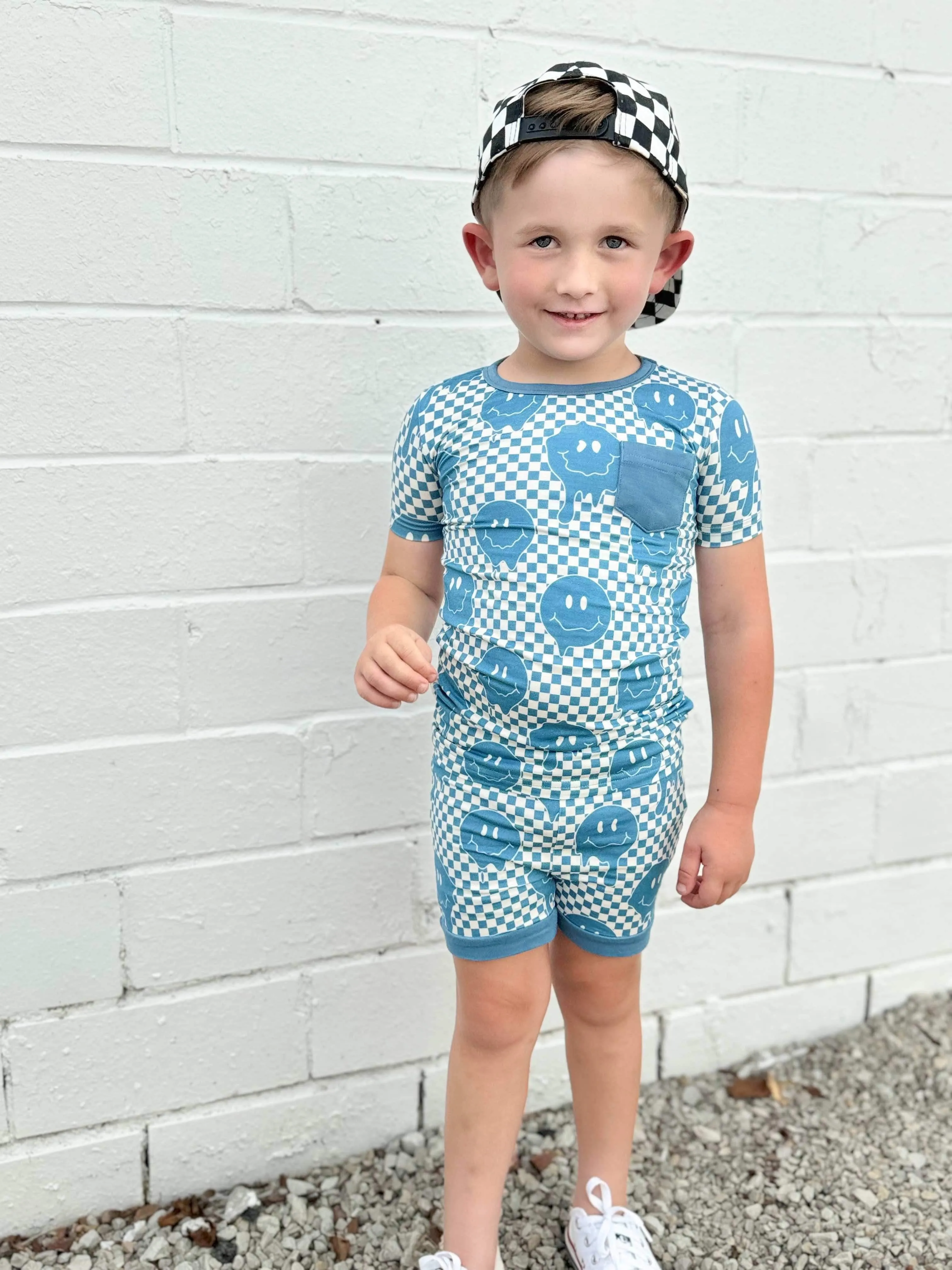 Stay Trippy Bamboo Short Set