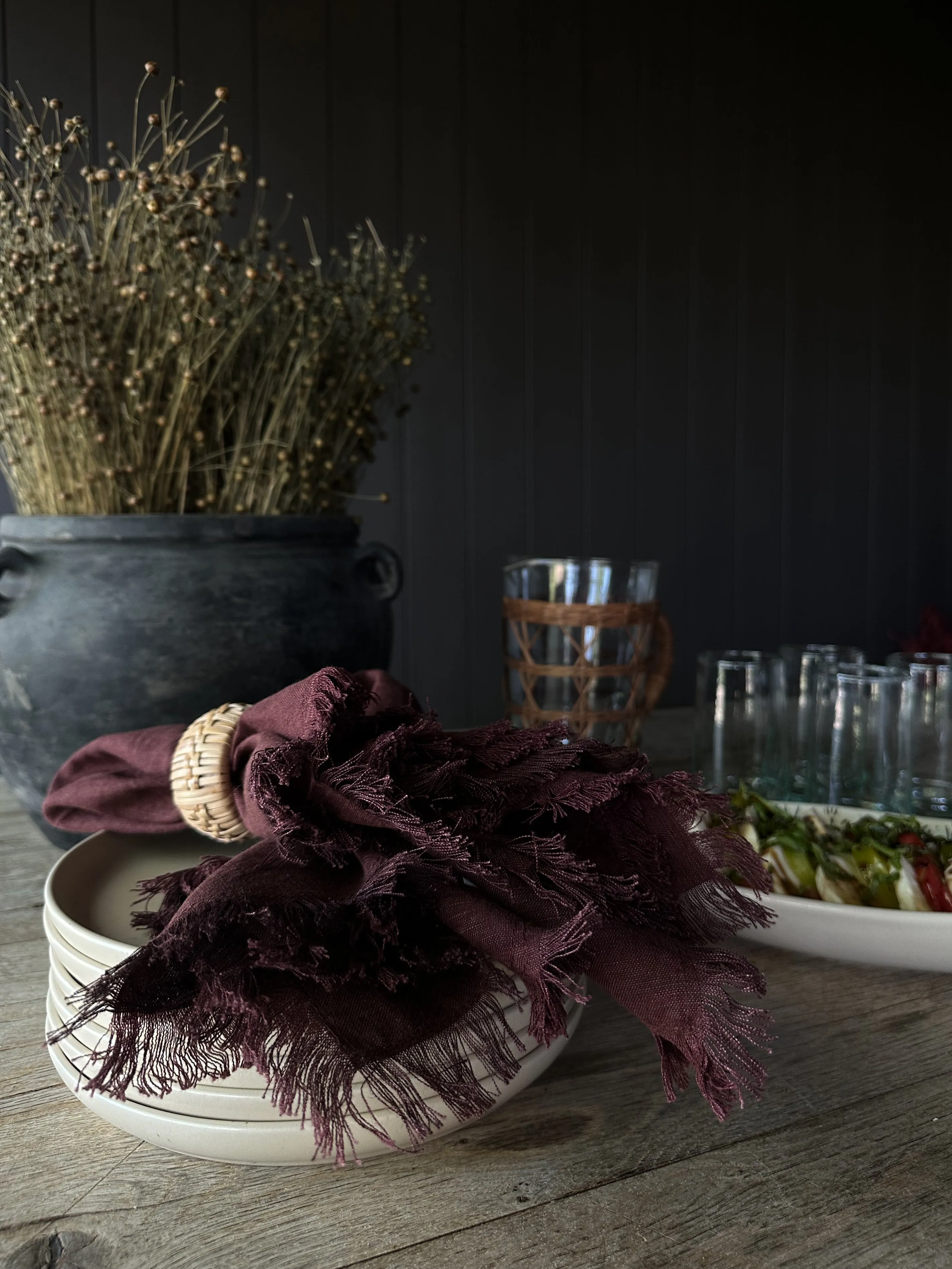 Stonewashed Linen Napkins