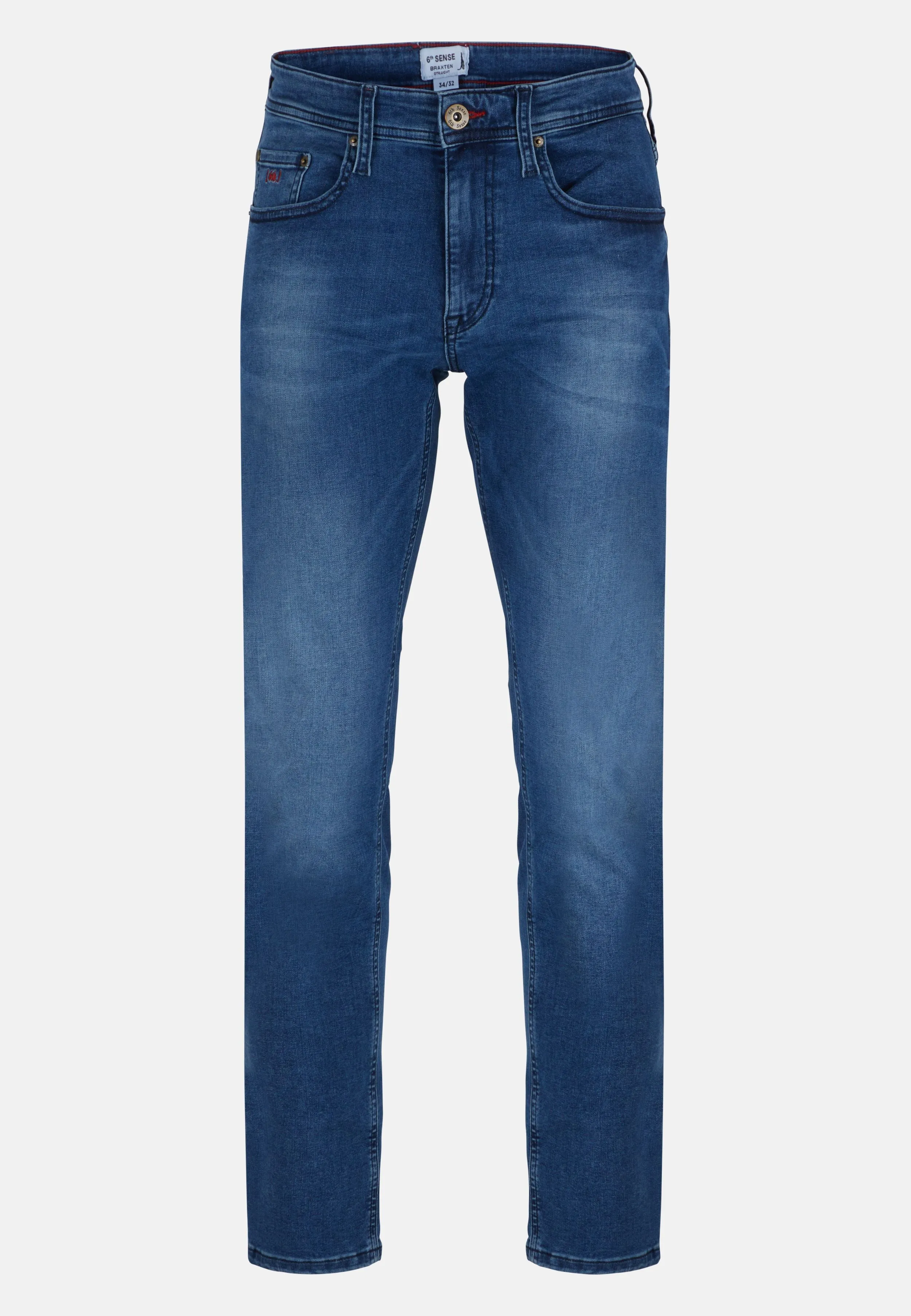 Straight Leg Jeans | Braxten | Light Wash