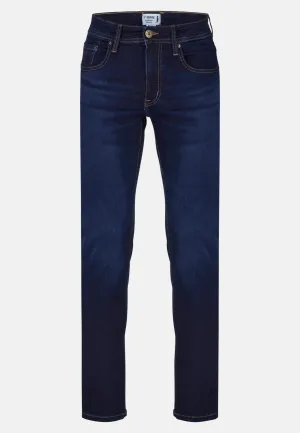 Straight Leg Jeans | Nevada | Prussian Blue