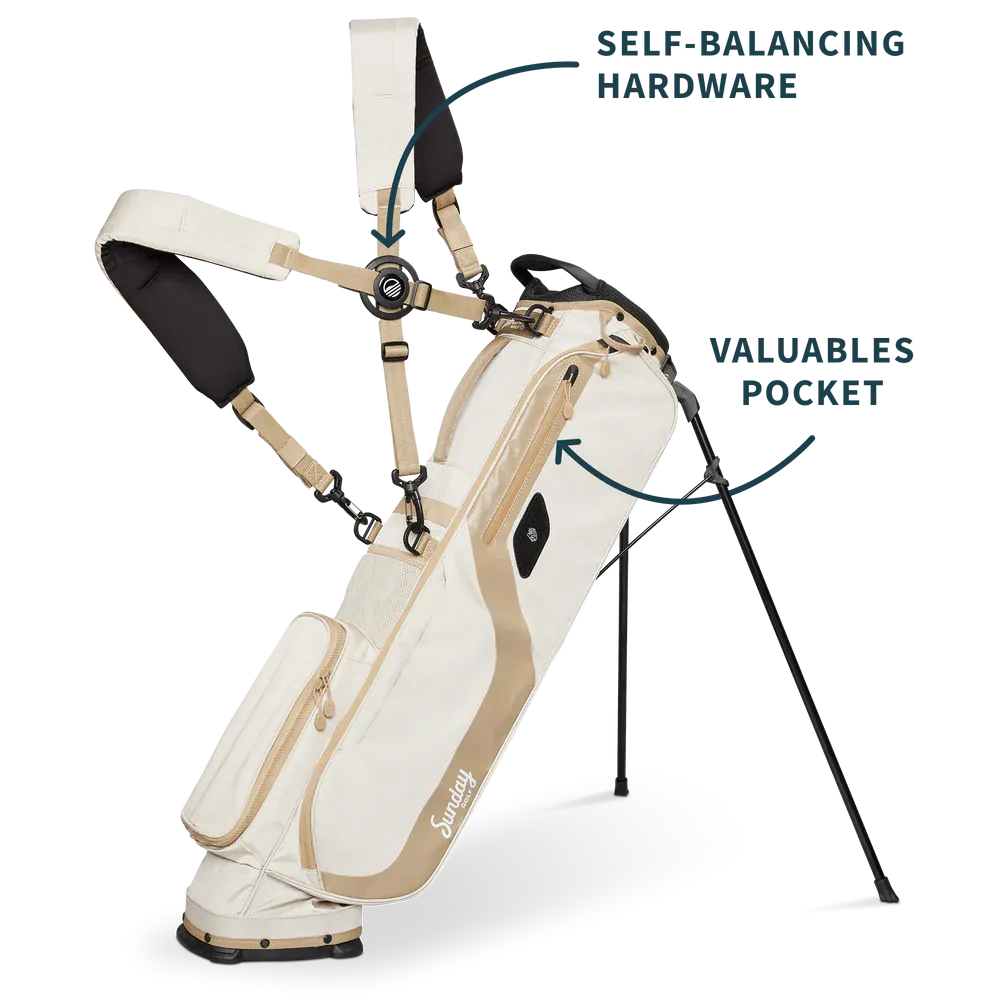 Sunday Golf El Camino Golf Stand Bag Ron Burgundy (Bag Height 34")