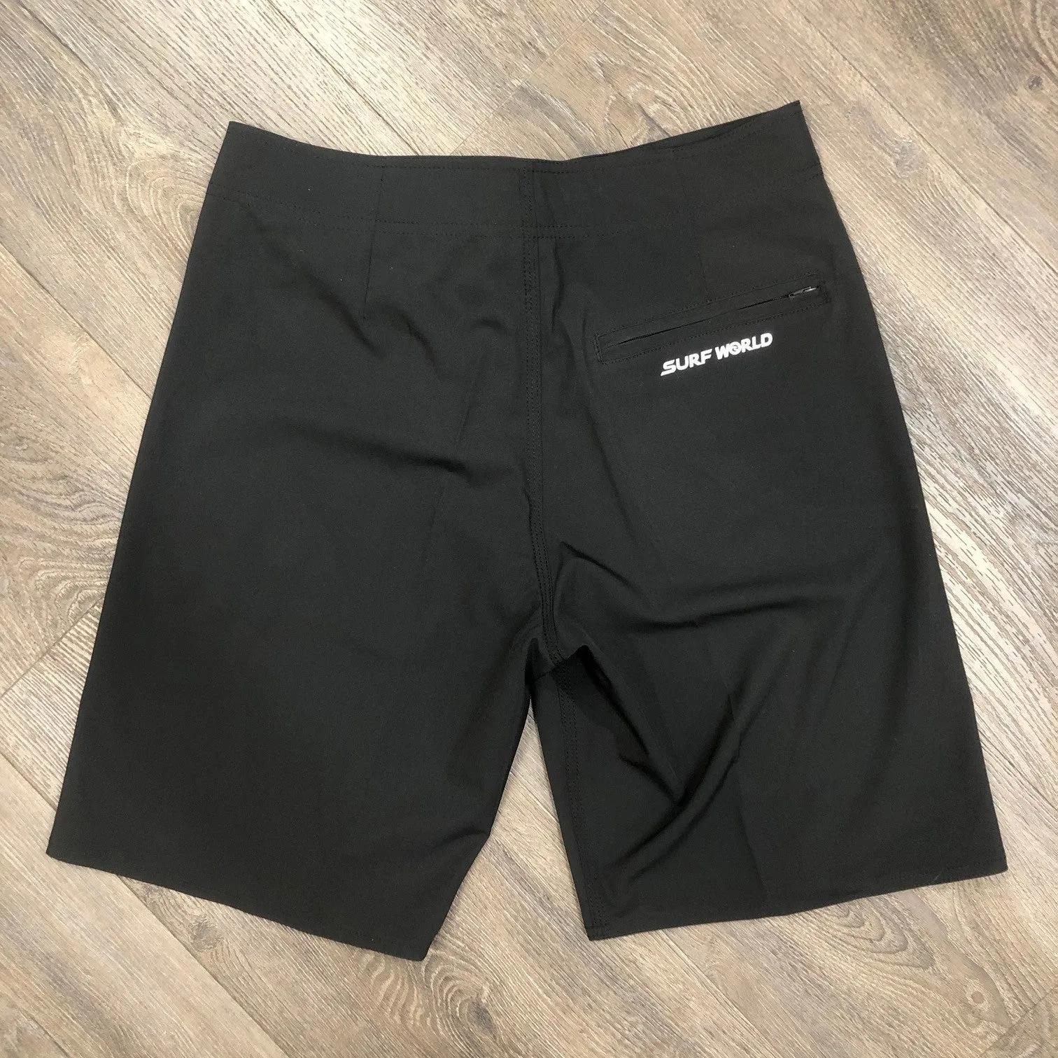 Surf World Collection All Blackout FL Boardshorts - All Black - Florida