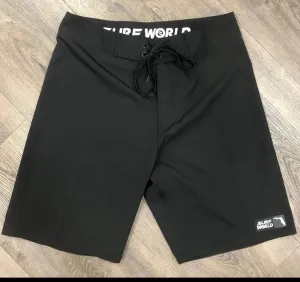 Surf World Collection All Blackout FL Boardshorts - All Black - Florida