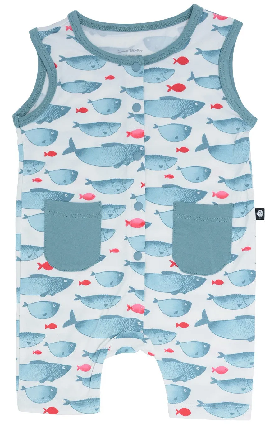 Sweet Bamboo Fabulous Fish Tank Romper
