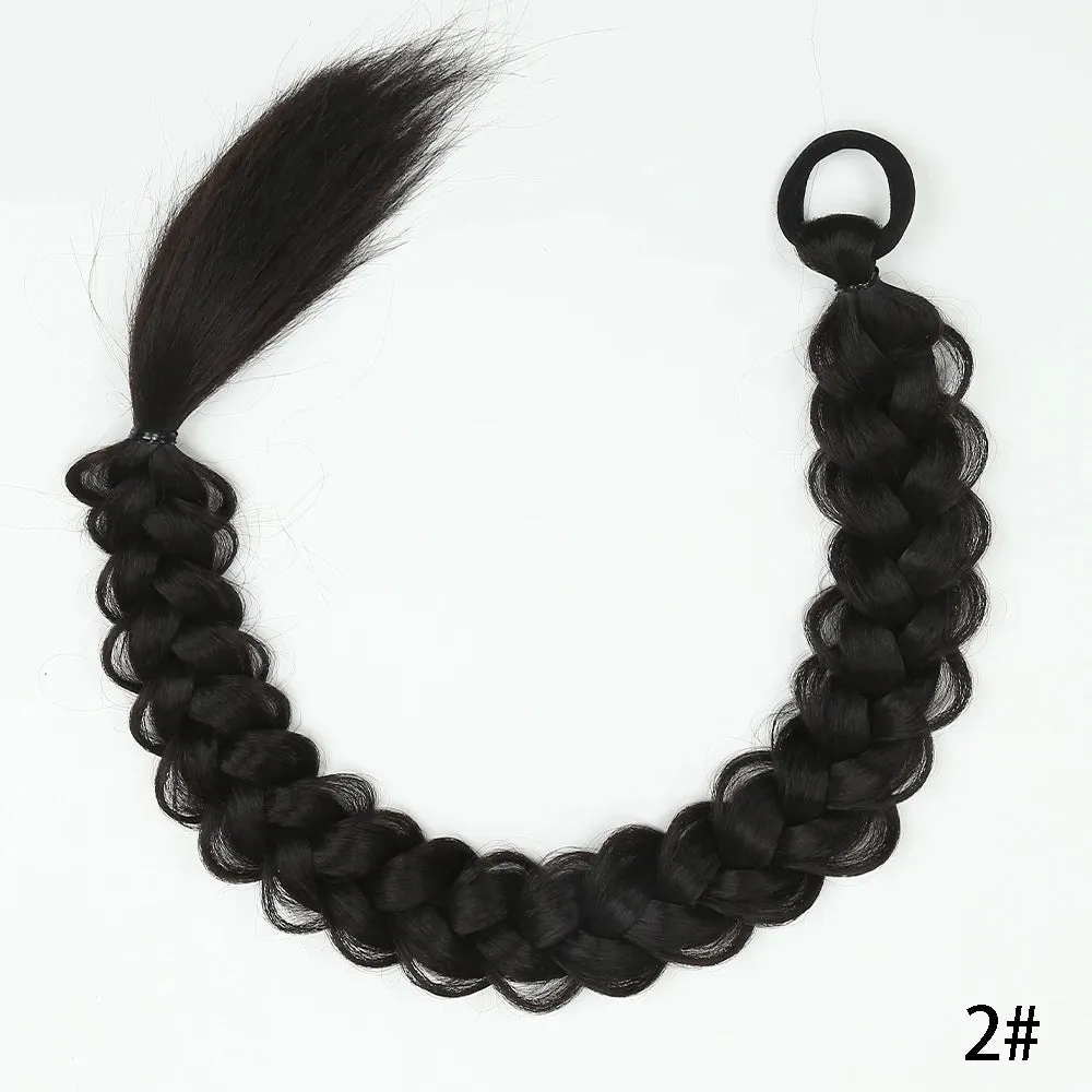 Synthetic Long Twist Braided Ponytail Extensions