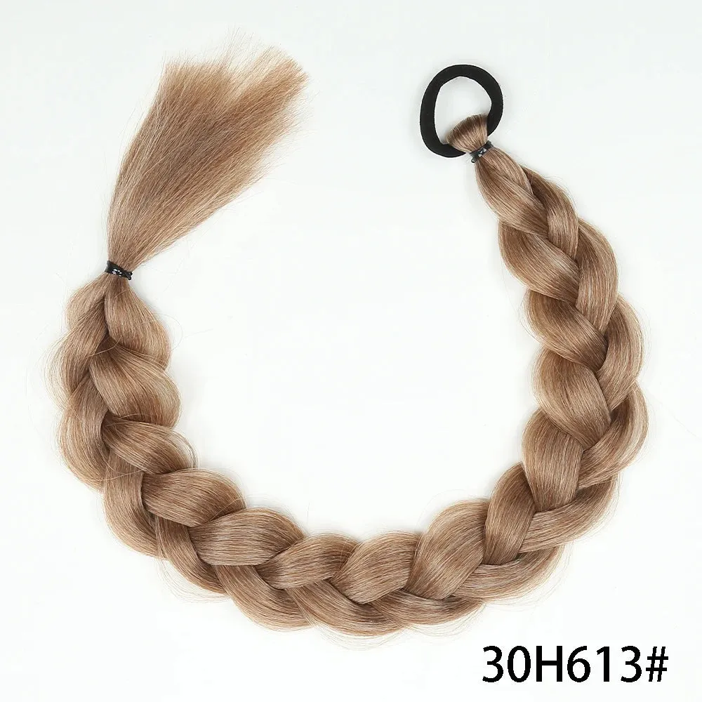 Synthetic Long Twist Braided Ponytail Extensions