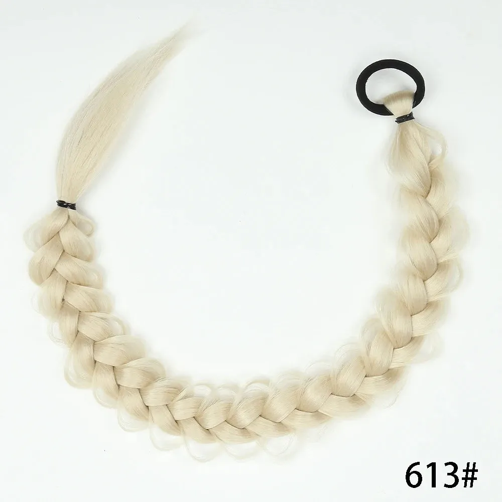 Synthetic Long Twist Braided Ponytail Extensions