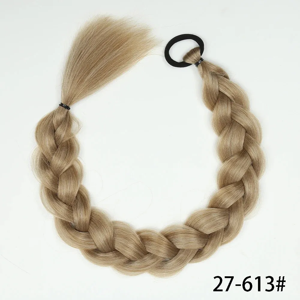Synthetic Long Twist Braided Ponytail Extensions