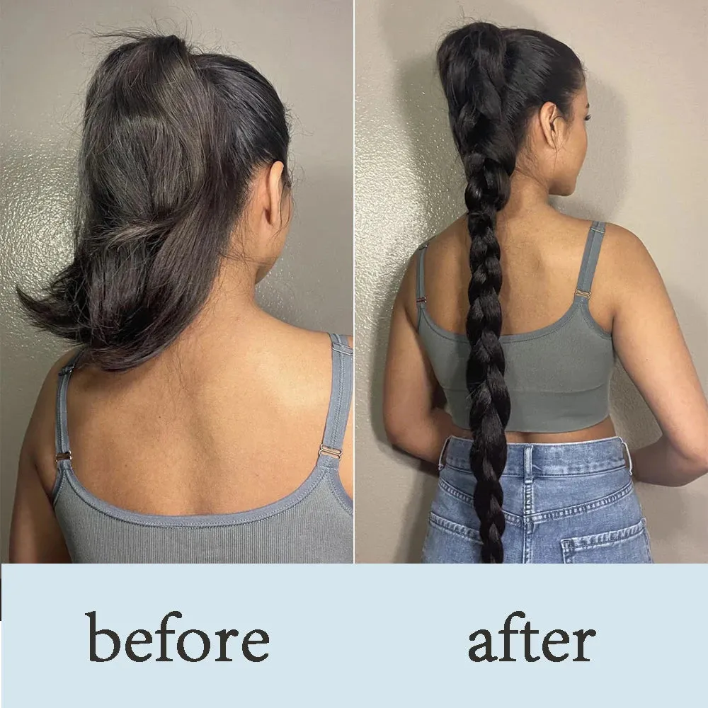 Synthetic Long Twist Braided Ponytail Extensions