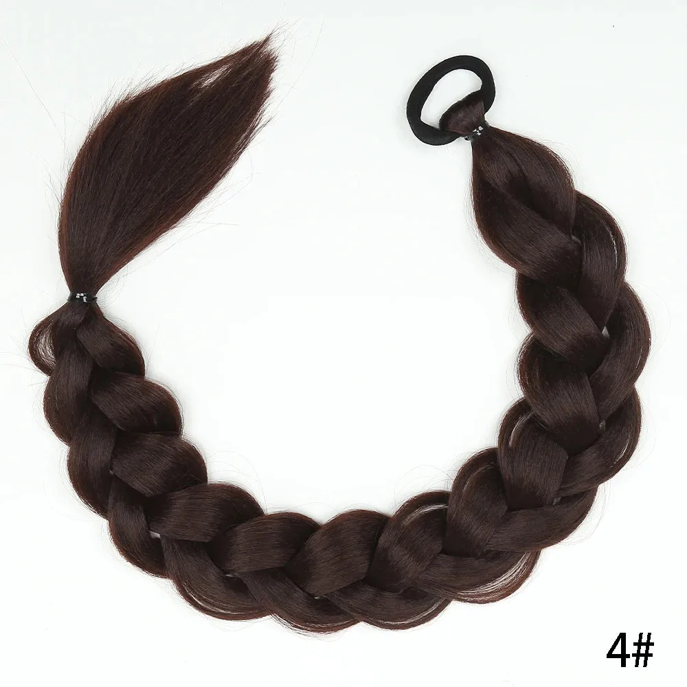 Synthetic Long Twist Braided Ponytail Extensions