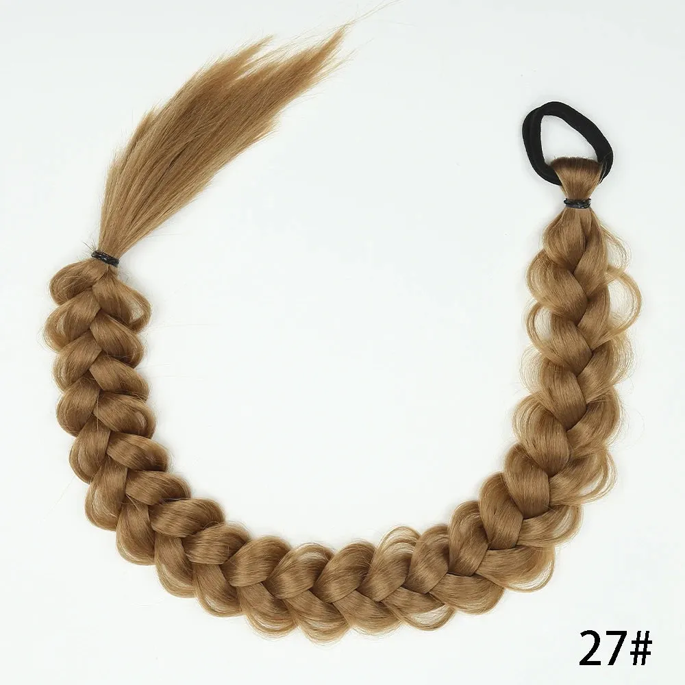 Synthetic Long Twist Braided Ponytail Extensions