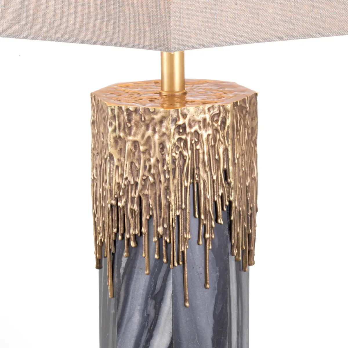 Table Lamp Miller - Grey Marble