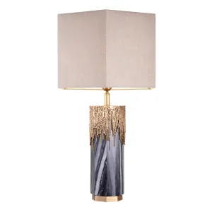 Table Lamp Miller - Grey Marble