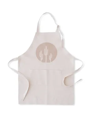 Taupe Saguaro Apron, College Student Gift, Mother's Day Gift,Christmas Gift