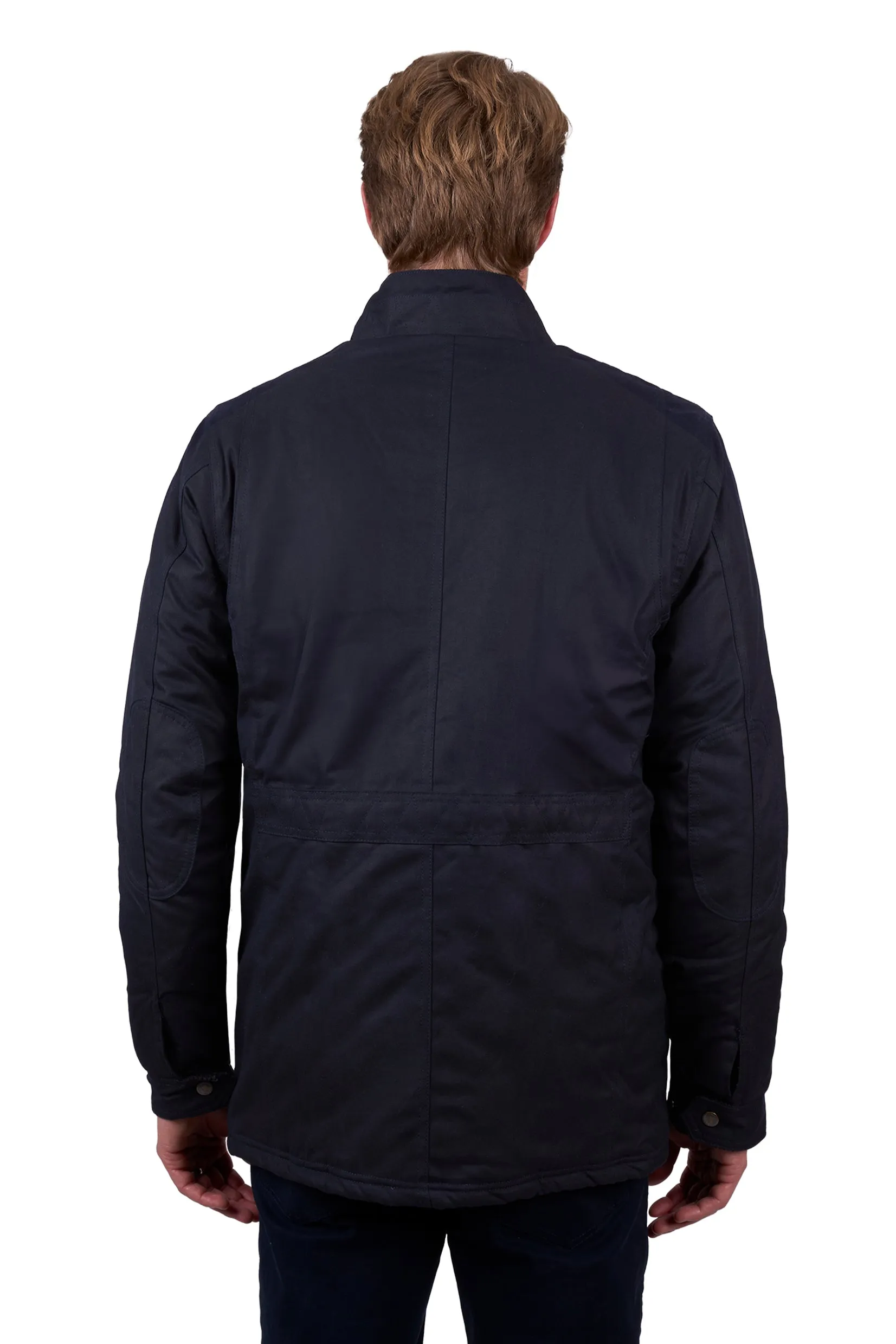 TCP1712408 Thomas Cook Men's Tarcutta Oilskin Jacket Dark Navy