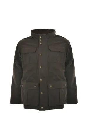 TCP1712408 Thomas Cook Men's Tarcutta Oilskin Jacket Rustic Brown