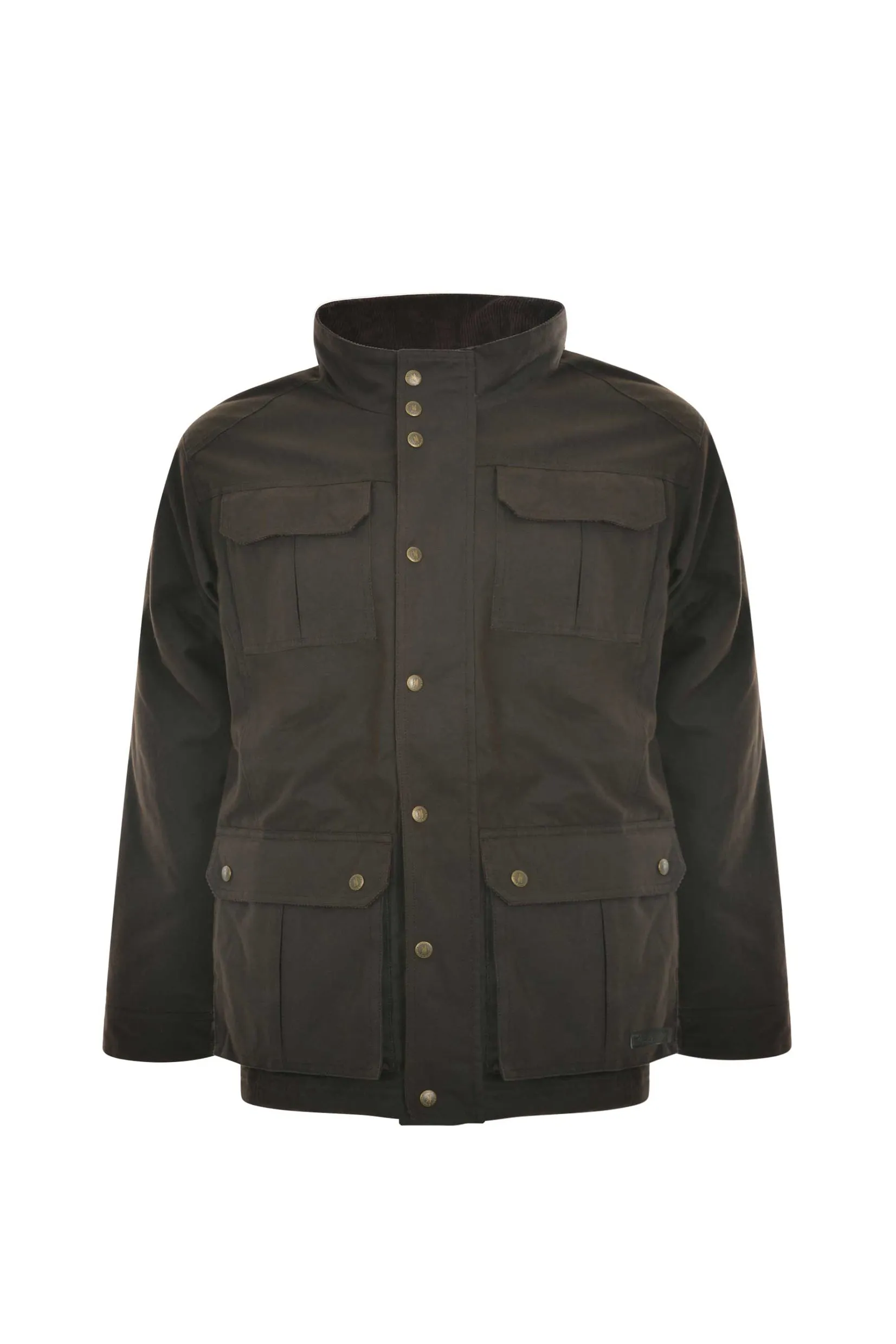 TCP1712408 Thomas Cook Men's Tarcutta Oilskin Jacket Rustic Brown