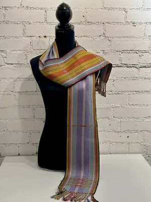 TENCEL AND BAMBOO REVERSIBLE Hand Woven Scarf - SS202