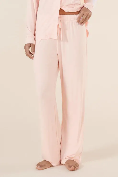 Tessa Bamboo Long PJ Set - Pink
