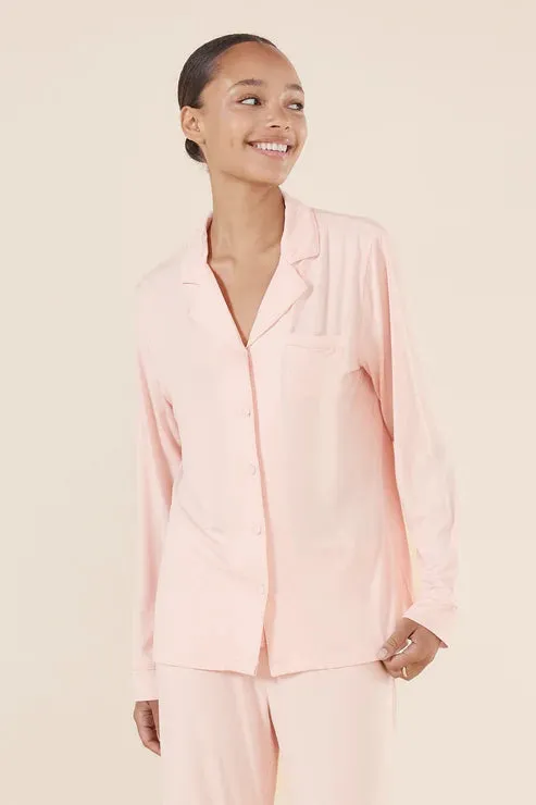 Tessa Bamboo Long PJ Set - Pink