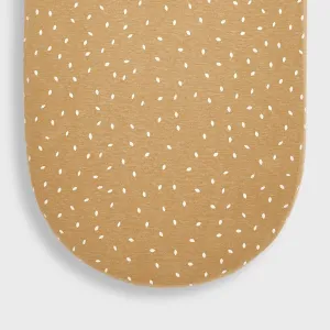 The Little Green Sheep Organic Moses Basket Fitted Sheet - Honey Rice Delivery 1-2 weeks