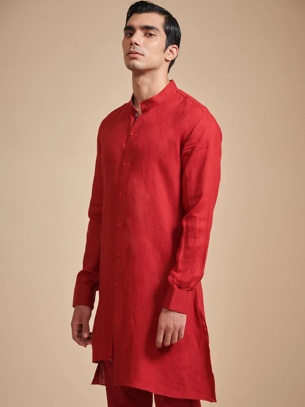 The Pintucked Yoke Short Kurta