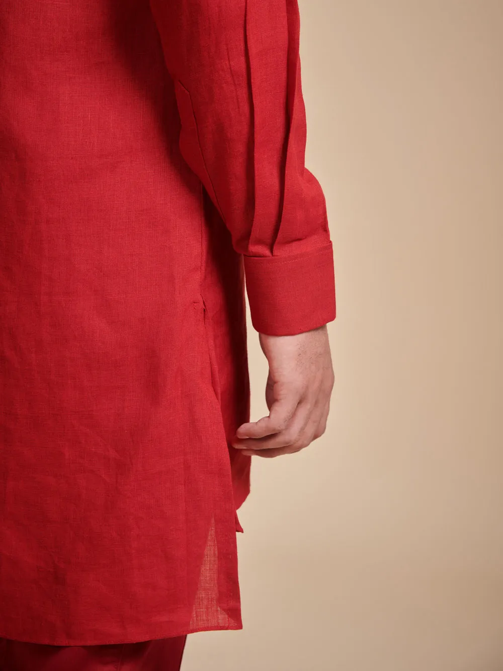 The Pintucked Yoke Short Kurta