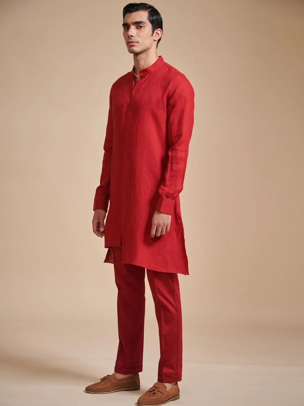The Pintucked Yoke Short Kurta