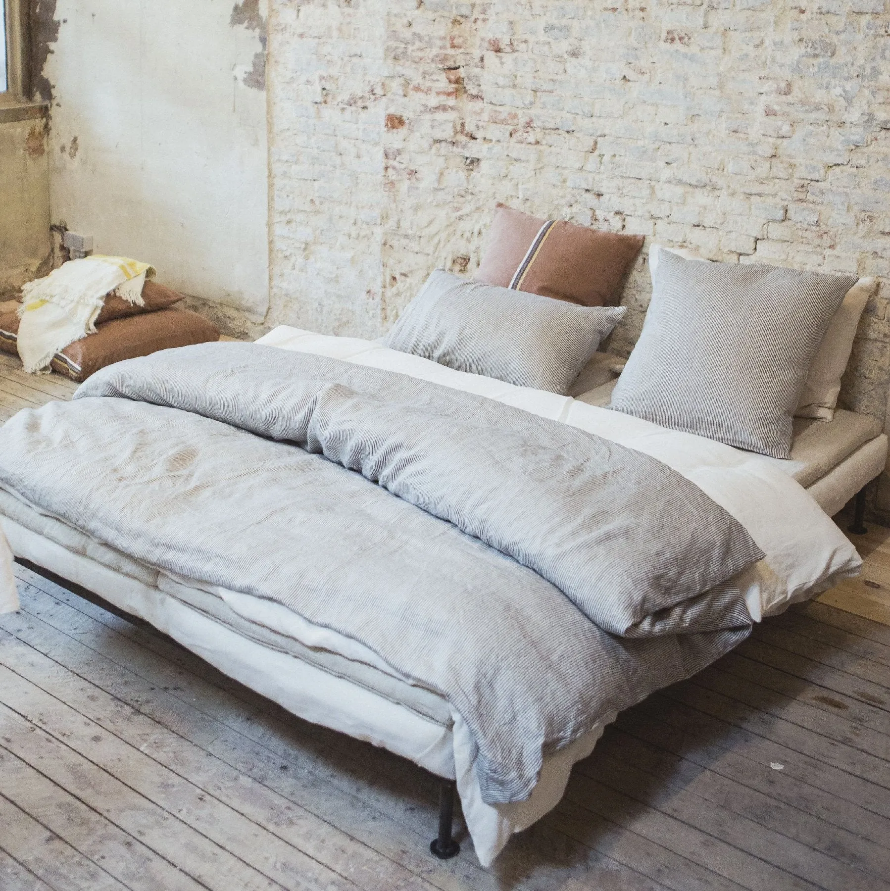 the workshop stripe pillowcases & shams