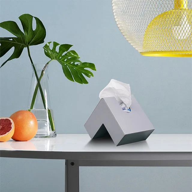 Tissue Storage Box Napkin Holder Multifunctional Sundries Storage Ontainer Living Room Stationery Organizer Box for Home Office