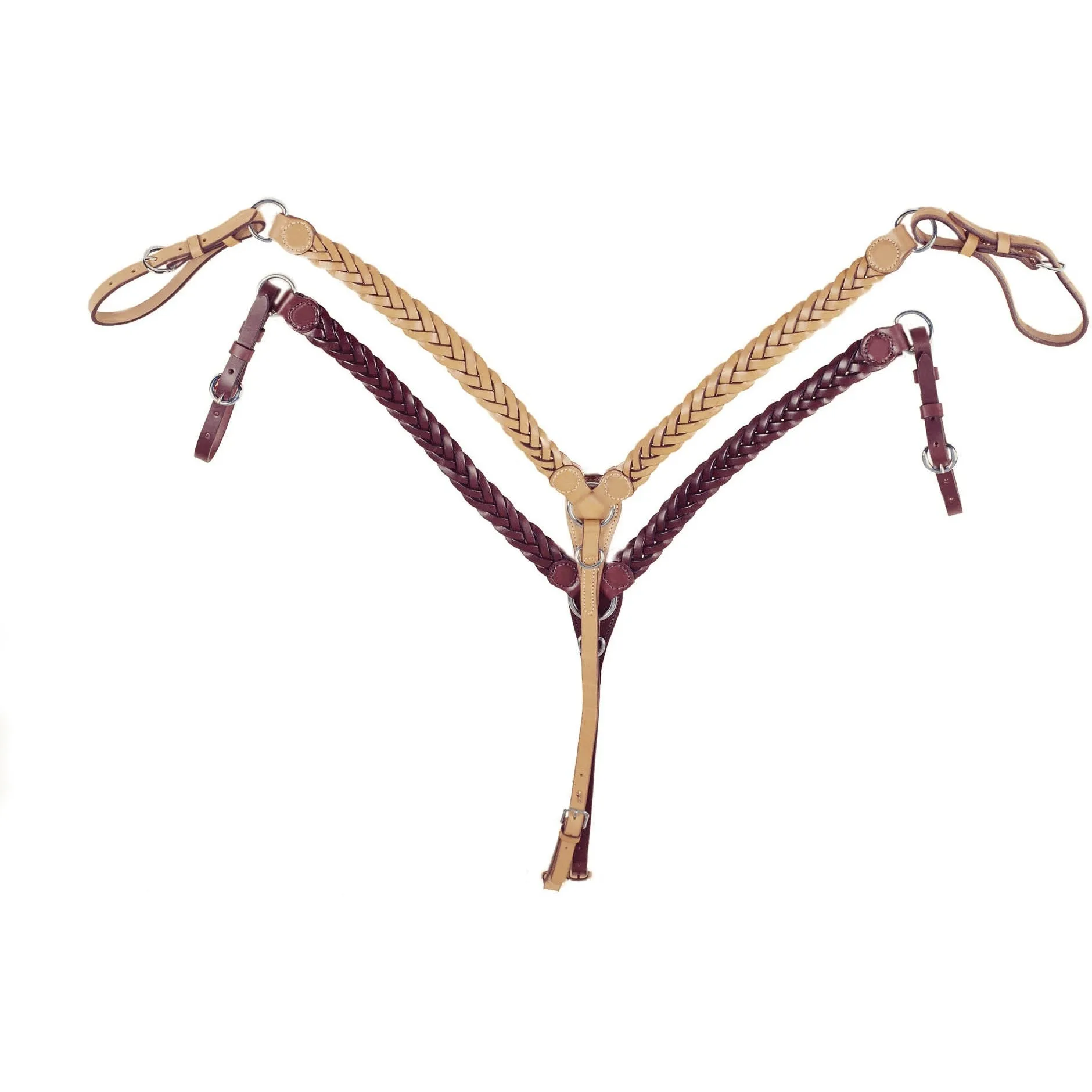 Tory Leather Braided Breast Strap