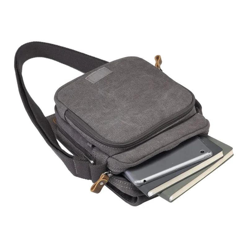 TRP0220 Troop London Classic Canvas Across Body Bag