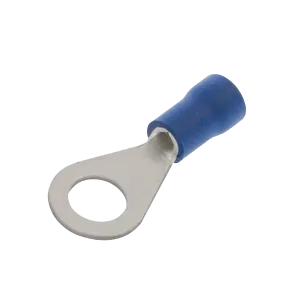 Unicrimp QBR4 Blue Ring Terminal - 4mm Hole (100 Pack)