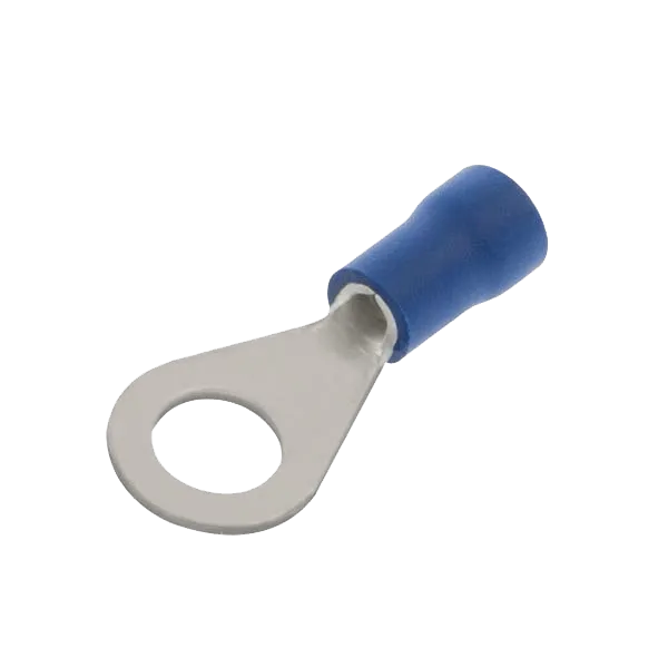 Unicrimp QBR4 Blue Ring Terminal - 4mm Hole (100 Pack)
