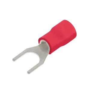 Unicrimp QRF3N Red Fork Terminal 3.5mm (Narrow) (100 Pack)