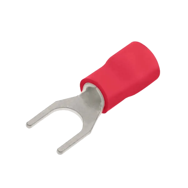 Unicrimp QRF3N Red Fork Terminal 3.5mm (Narrow) (100 Pack)
