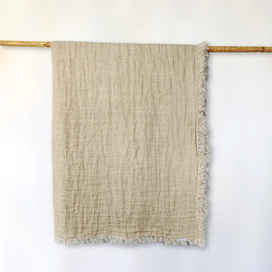 Urban Oasis Melua Throw Blanket Oyster